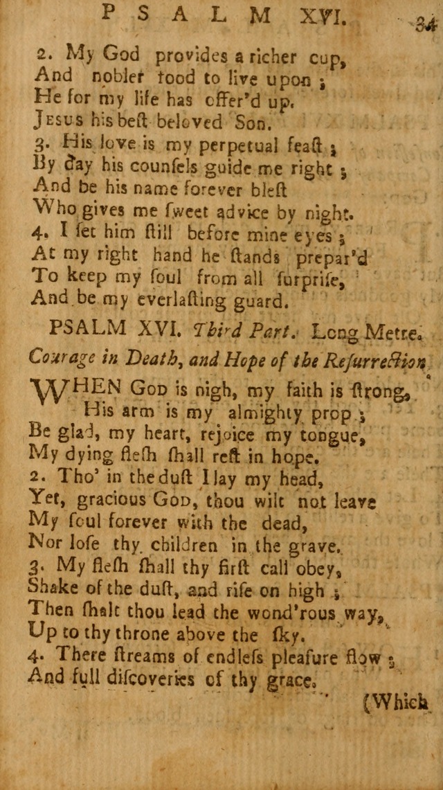 The Psalms of David: imitated in the language of the New Testament, and applied to the Christian state and worship page 34