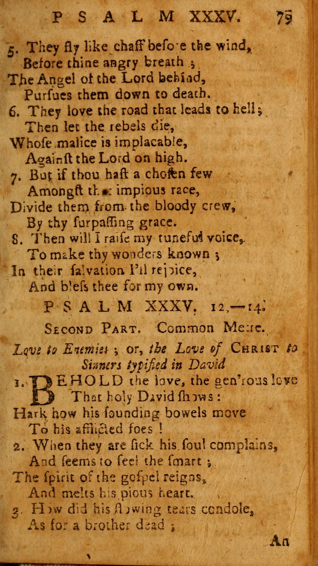 The Psalms of David: imitated in the language of the New Testament, and applied to the Christian state and worship page 79