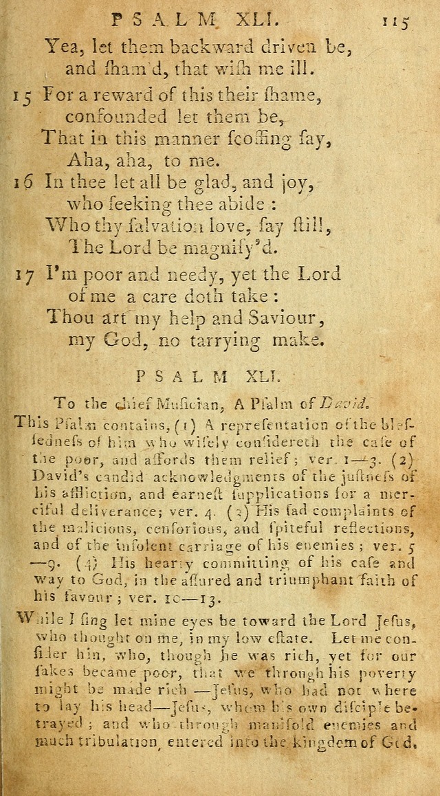 Psalms of David in metre page 115