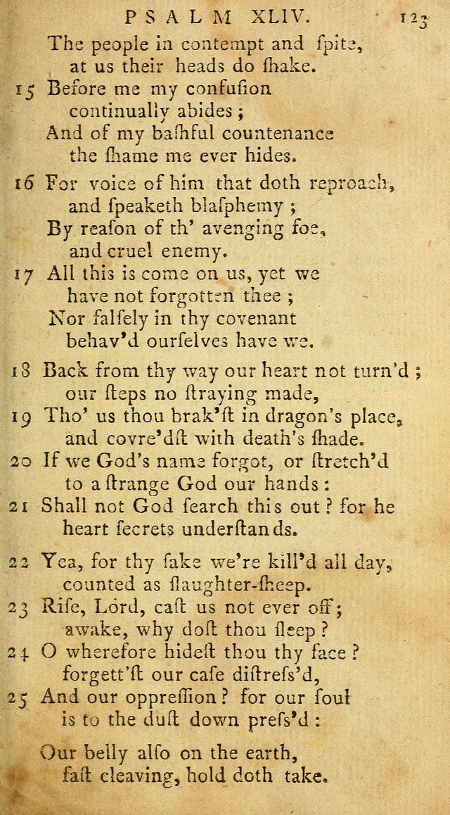 Psalms of David in metre page 123