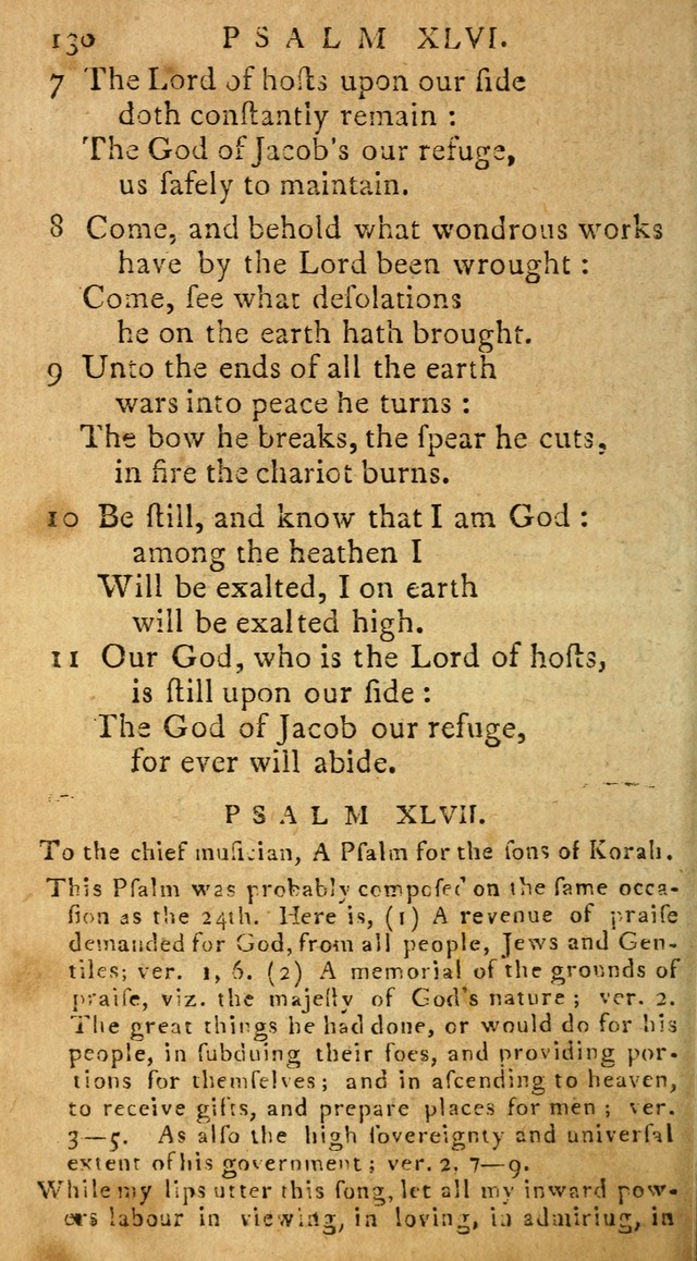 Psalms of David in metre page 130