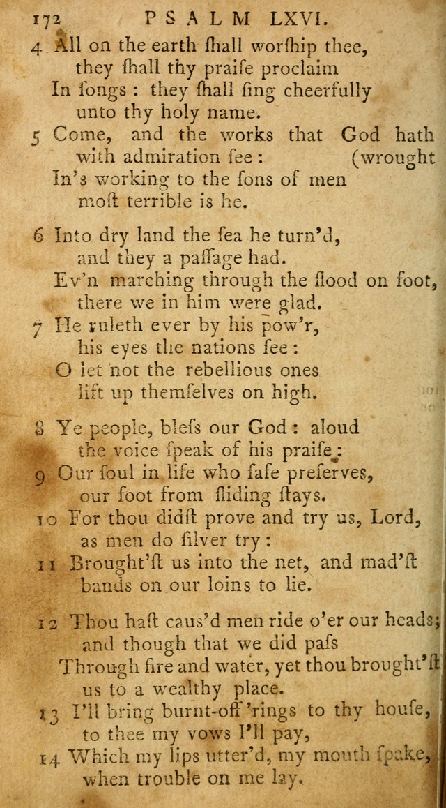 Psalms of David in metre page 172