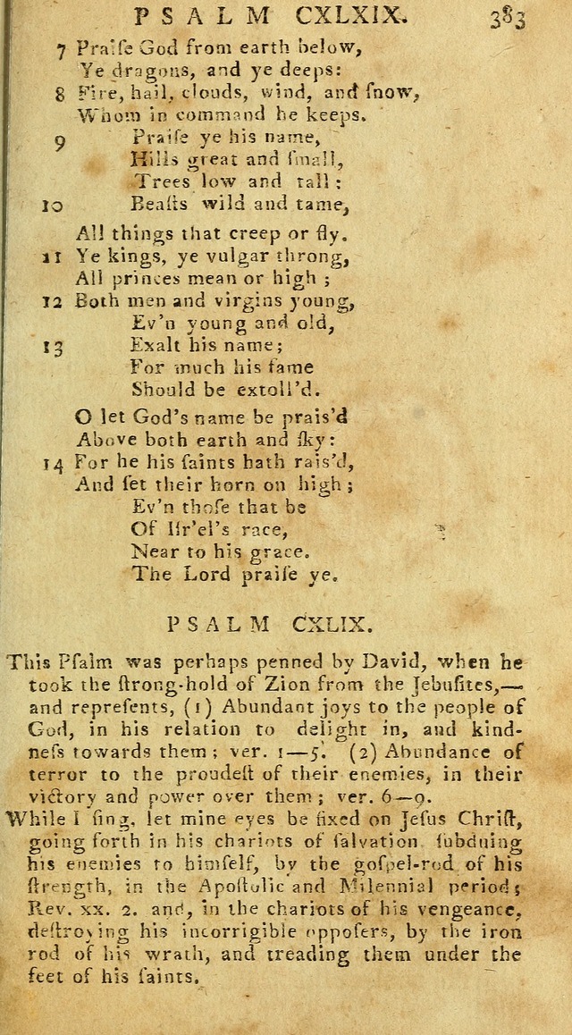 Psalms of David in metre page 381