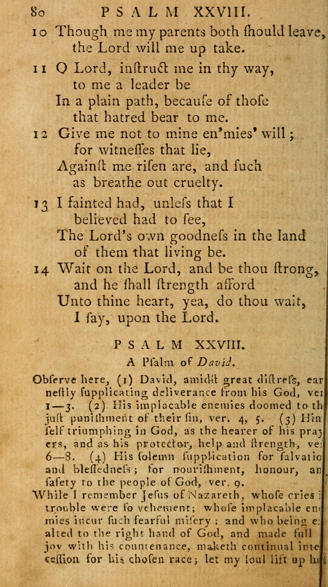 Psalms of David in metre page 80