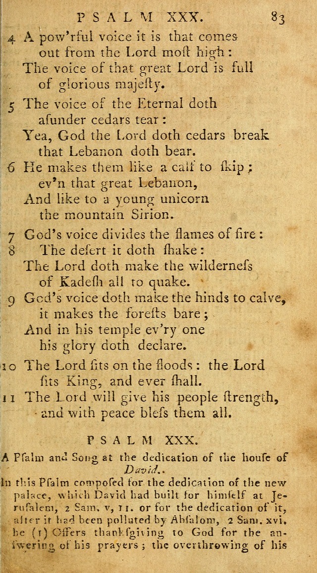 Psalms of David in metre page 83