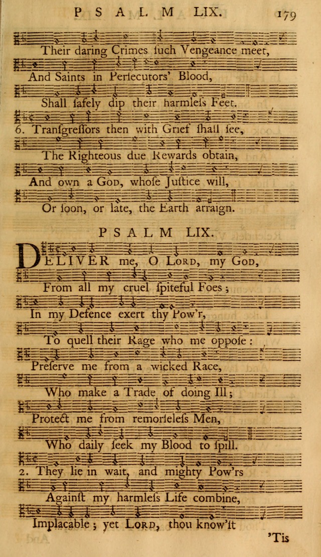 The Psalms of David: with the Ten Commandments, Creed, Lord