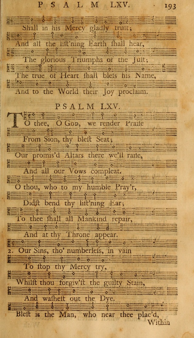 The Psalms of David: with the Ten Commandments, Creed, Lord