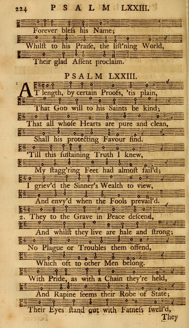 The Psalms of David: with the Ten Commandments, Creed, Lord