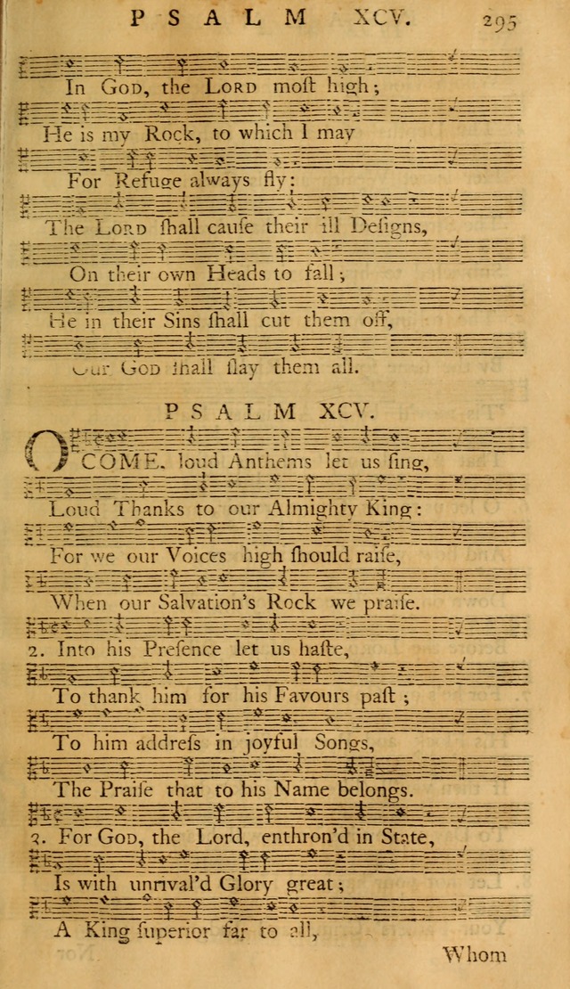 The Psalms of David: with the Ten Commandments, Creed, Lord