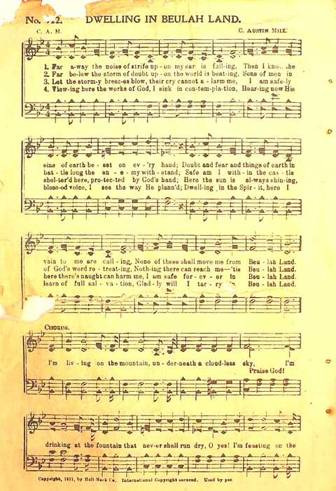 Praise Evangel: for Sunday-schools, revivals, singing-schools, conventions and general use in Christian work and worship page 122