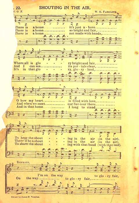 Praise Evangel: for Sunday-schools, revivals, singing-schools, conventions and general use in Christian work and worship page 22