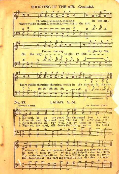 Praise Evangel: for Sunday-schools, revivals, singing-schools, conventions and general use in Christian work and worship page 23