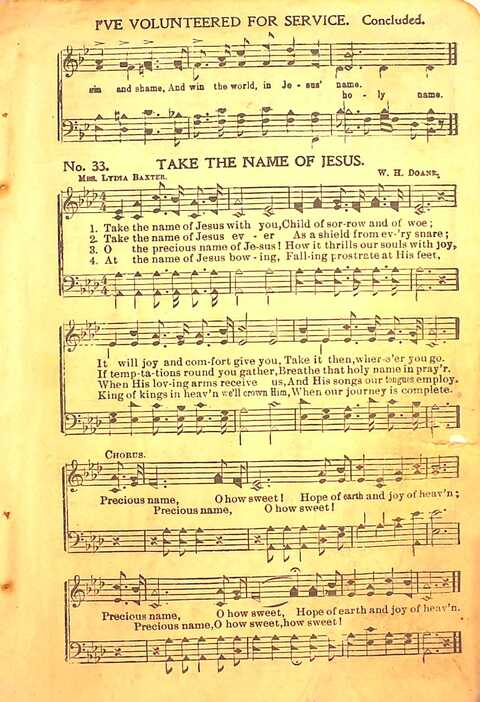 Praise Evangel: for Sunday-schools, revivals, singing-schools, conventions and general use in Christian work and worship page 33