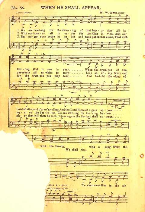 Praise Evangel: for Sunday-schools, revivals, singing-schools, conventions and general use in Christian work and worship page 56