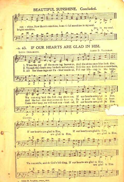 Praise Evangel: for Sunday-schools, revivals, singing-schools, conventions and general use in Christian work and worship page 63