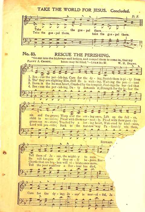 Praise Evangel: for Sunday-schools, revivals, singing-schools, conventions and general use in Christian work and worship page 83