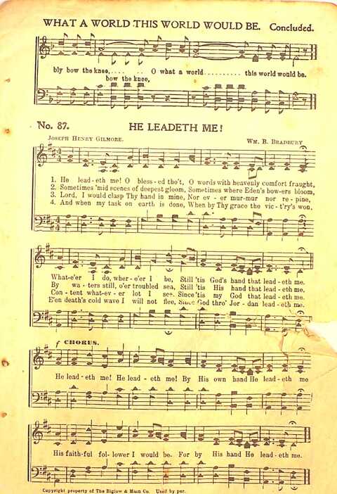 Praise Evangel: for Sunday-schools, revivals, singing-schools, conventions and general use in Christian work and worship page 87