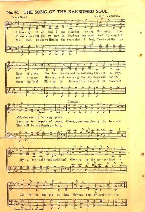 Praise Evangel: for Sunday-schools, revivals, singing-schools, conventions and general use in Christian work and worship page 90