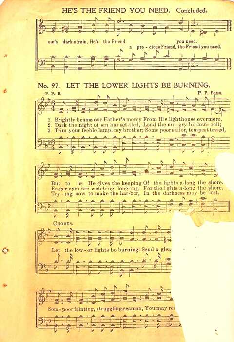 Praise Evangel: for Sunday-schools, revivals, singing-schools, conventions and general use in Christian work and worship page 97