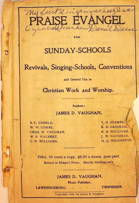 Praise Evangel: for Sunday-schools, revivals, singing-schools, conventions and general use in Christian work and worship page ii