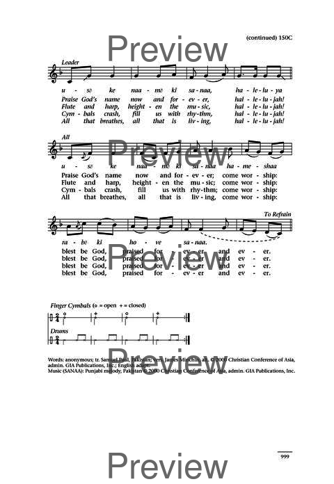 Psalms for All Seasons: a complete Psalter for worship page 1001