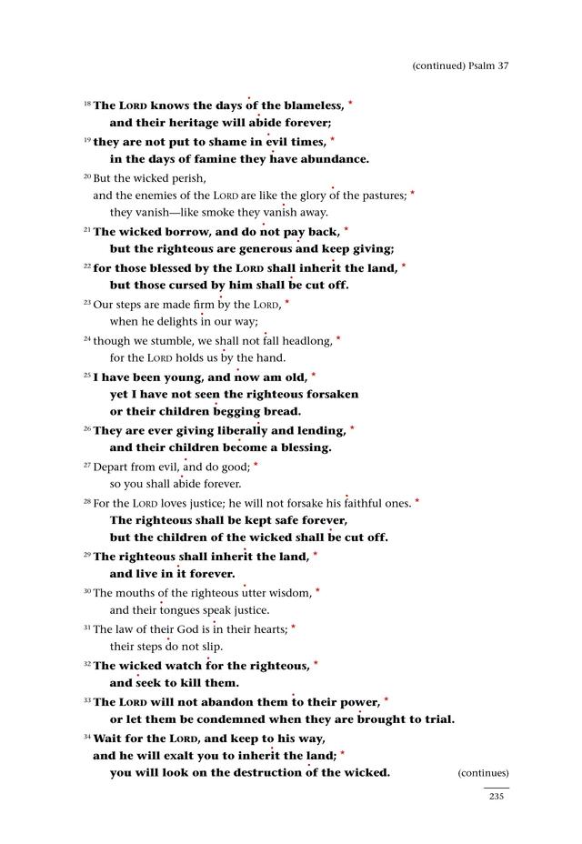 Psalms for All Seasons: a complete Psalter for worship page 235