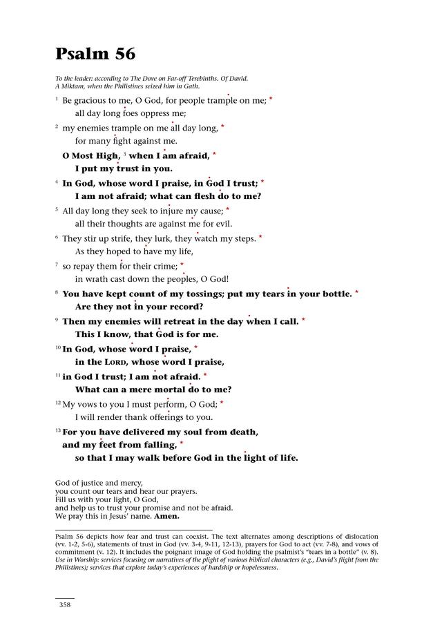 Psalms for All Seasons: a complete Psalter for worship page 358