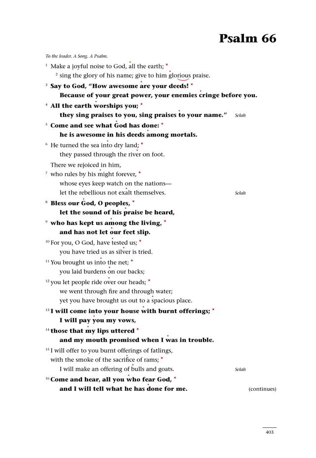 Psalms for All Seasons: a complete Psalter for worship page 403