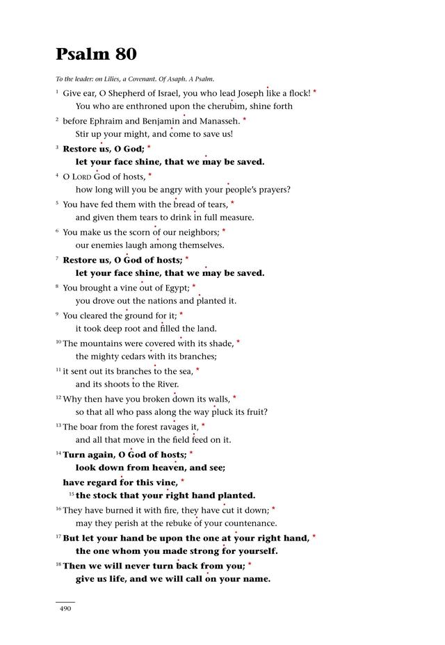 Psalms for All Seasons: a complete Psalter for worship page 491