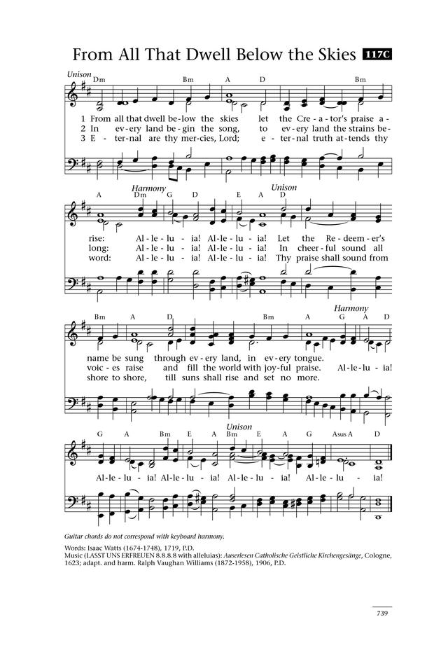 Psalms for All Seasons: a complete Psalter for worship page 741