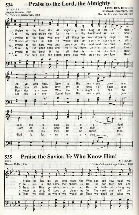 Praise for the Lord (Expanded Edition) page 422