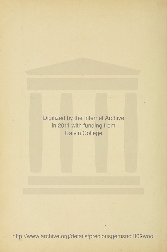 Precious Gems No. 1: for Revival Meetings, Sabbath-schools, Church Services, and Devotional Singing page iv