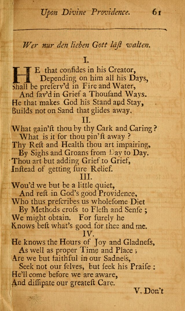 Psalmodia Germanica: or, The German Psalmody: translated from the high Dutch together with their proper tunes and thorough bass (2nd ed., corr. and enl.) page 109