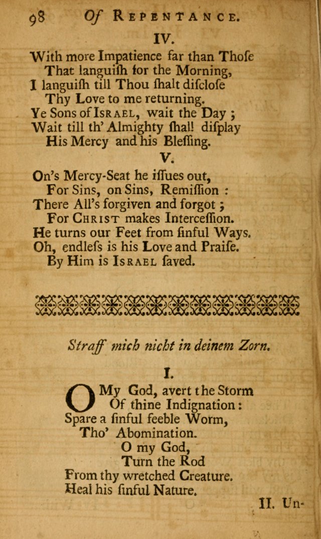 Psalmodia Germanica: or, The German Psalmody: translated from the high Dutch together with their proper tunes and thorough bass (2nd ed., corr. and enl.) page 172