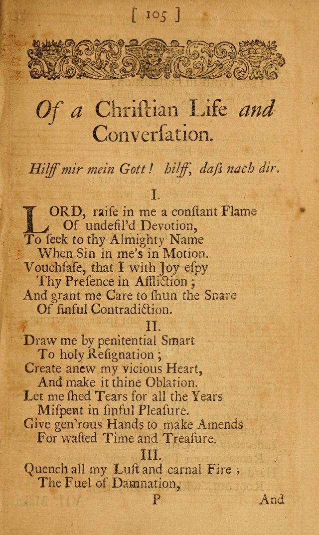 Psalmodia Germanica: or, The German Psalmody: translated from the high Dutch together with their proper tunes and thorough bass (2nd ed., corr. and enl.) page 185