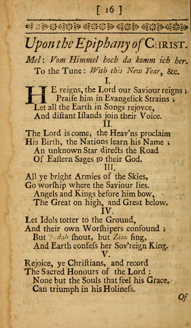 Psalmodia Germanica: or, The German Psalmody: translated from the high Dutch together with their proper tunes and thorough bass (2nd ed., corr. and enl.) page 26