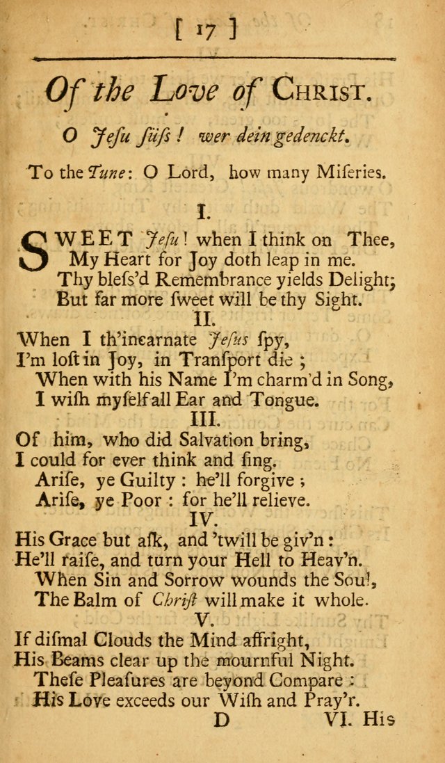 Psalmodia Germanica: or, The German Psalmody: translated from the high Dutch together with their proper tunes and thorough bass (2nd ed., corr. and enl.) page 27