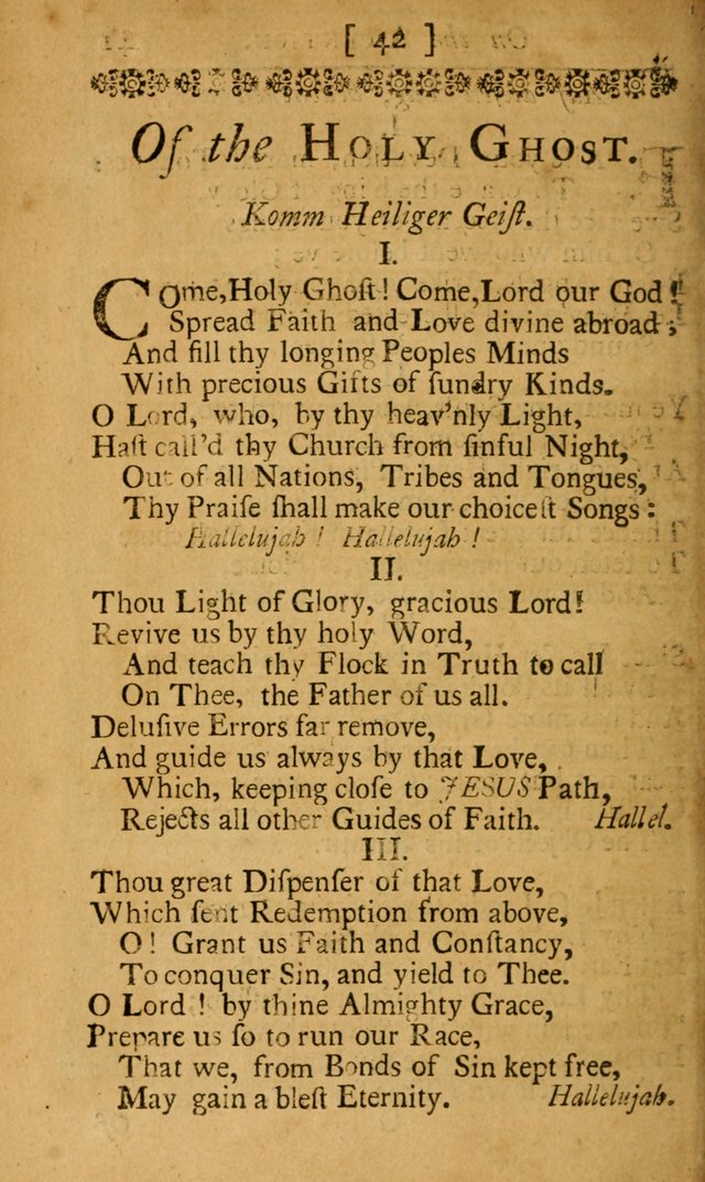 Psalmodia Germanica: or, The German Psalmody: translated from the high Dutch together with their proper tunes and thorough bass (2nd ed., corr. and enl.) page 70