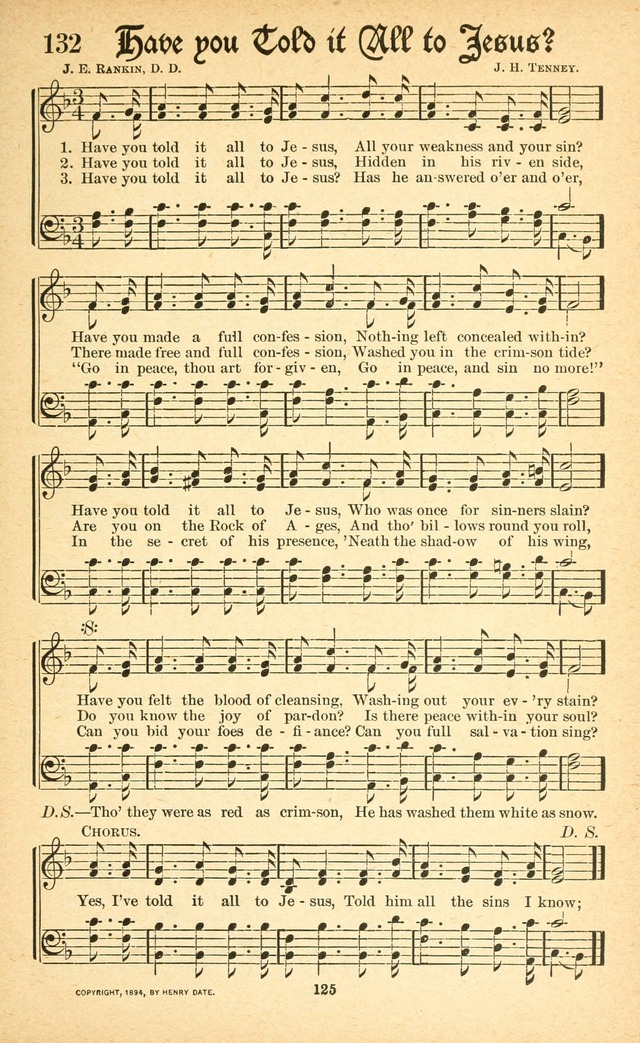 Pentecostal Hymns No. 1: a Winnowed Collection for Evangelistic Services, young people