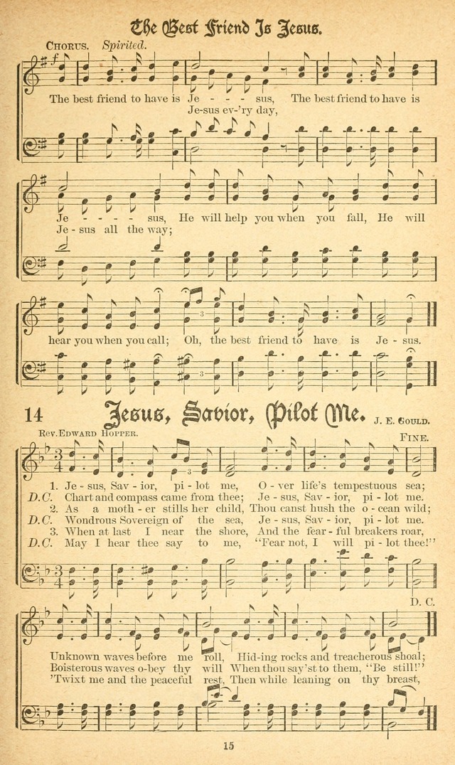 Pentecostal Hymns No. 1: a Winnowed Collection for Evangelistic Services, young people