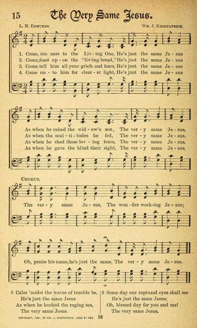 Pentecostal Hymns No. 1: a Winnowed Collection for Evangelistic Services, young people