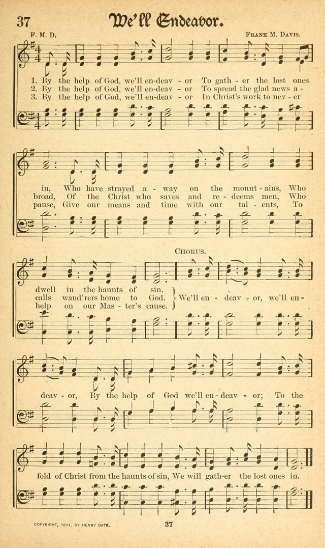 Pentecostal Hymns No. 1: a Winnowed Collection for Evangelistic Services, young people