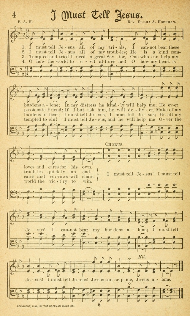 Pentecostal Hymns No. 1: a Winnowed Collection for Evangelistic Services, young people