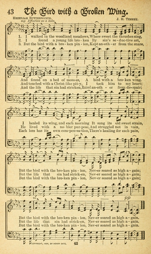 Pentecostal Hymns No. 1: a Winnowed Collection for Evangelistic Services, young people