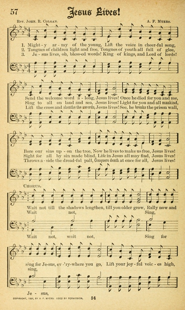 Pentecostal Hymns No. 1: a Winnowed Collection for Evangelistic Services, young people