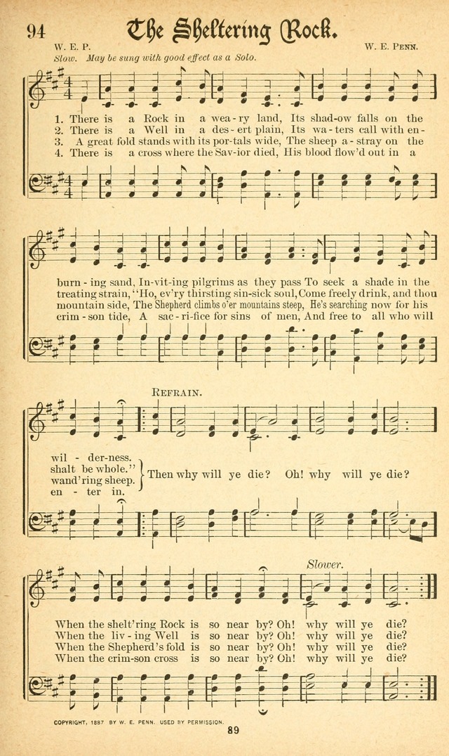 Pentecostal Hymns No. 1: a Winnowed Collection for Evangelistic Services, young people