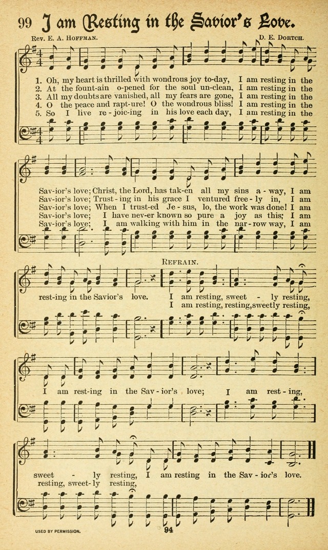 Pentecostal Hymns No. 1: a Winnowed Collection for Evangelistic Services, young people