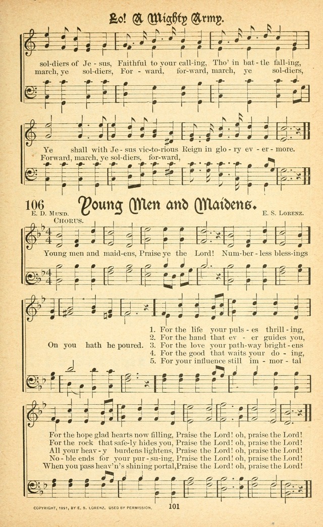 Pentecostal Hymns No. 1: a Winnowed Collection for Evangelistic Services, young people