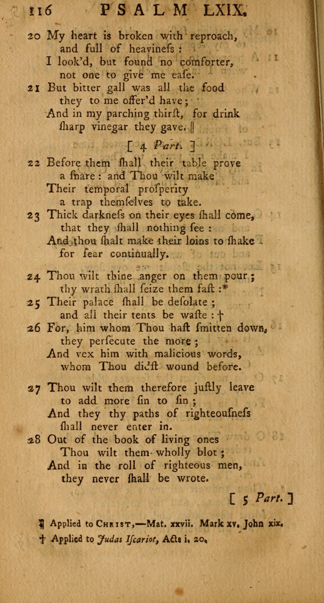 The Psalms Hymns and Spiritual Songs of the Old and New Testament, faithfully translated into English Metre: being the New-England Psalm-Book, revised and improved... (2nd ed.) page 116