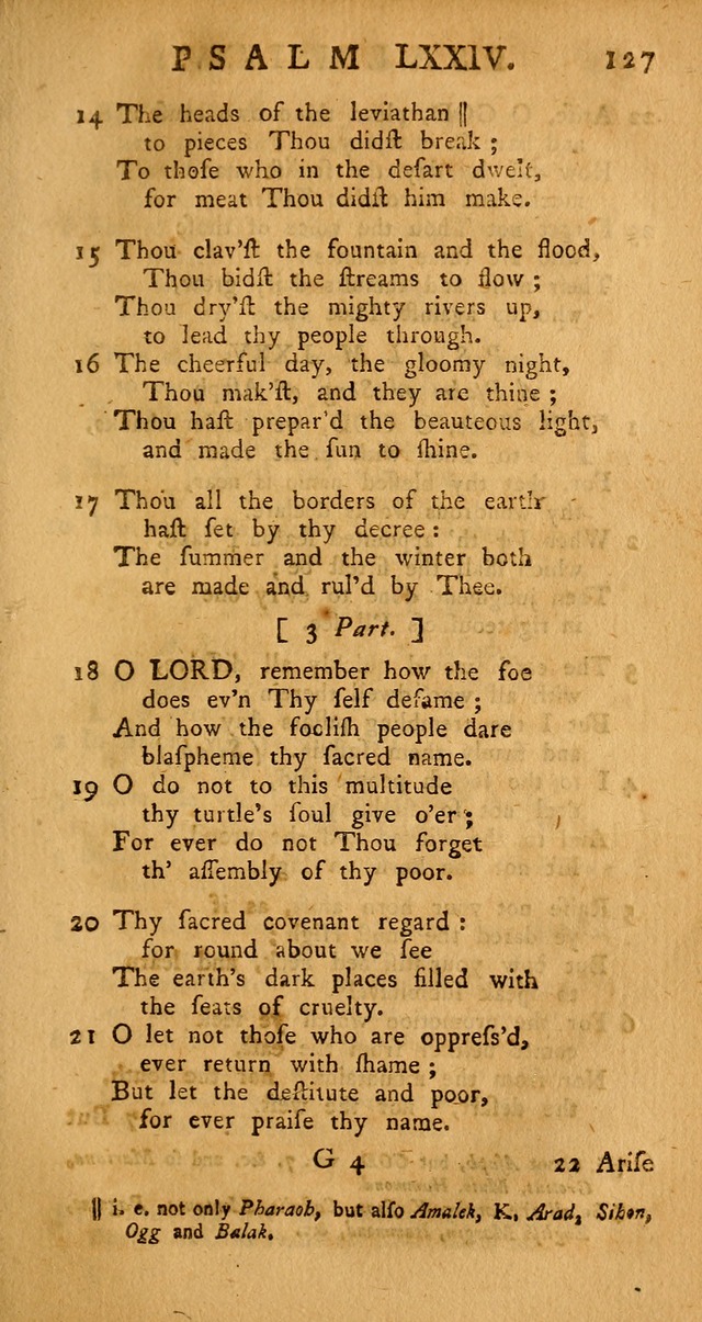 The Psalms Hymns and Spiritual Songs of the Old and New Testament, faithfully translated into English Metre: being the New-England Psalm-Book, revised and improved... (2nd ed.) page 127